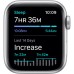 Apple Watch SE A2351 (MYDM2LL/A) GPS 40mm Sport Band (Silver Aluminum,White)